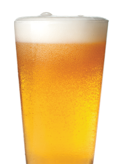 Pint Glass with Head